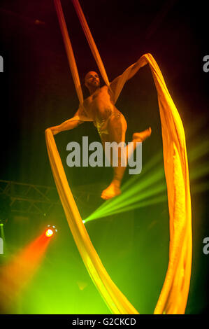 Bournemouth Ink Tattoo Convention, 29. Mai 2010: Aerial Künstler Ari. Stockfoto