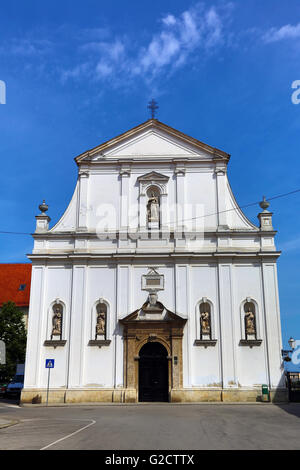 St. Katharinen Kirche in Zagreb, Kroatien Stockfoto