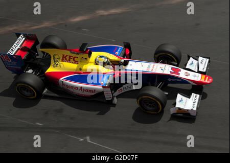 Monte Carlo, Monaco. 27. Mai 2016. Monaco-Freitag GP2 Rennen Credit: Lee Ashford/Alamy Live-Nachrichten Stockfoto