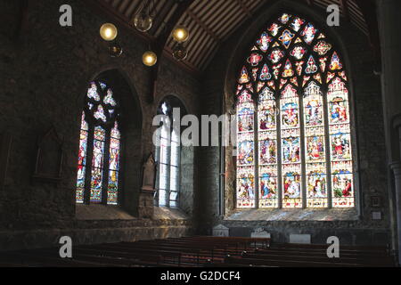 Das Black Abbey Interieur in Kilkenny, Irland Stockfoto