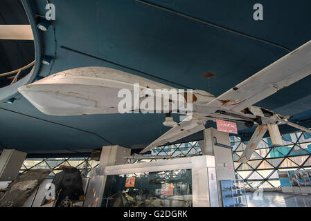 MQ-1 Predator im Museum für Luftfahrt in Belgrad, Serbien Stockfoto