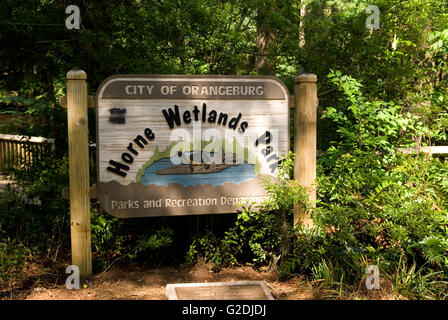 Edisto Memorial Gardens Orangeburg Südcarolina USA Stockfoto