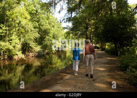 Edisto Memorial Gardens Orangeburg Südcarolina USA Stockfoto