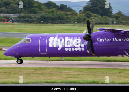 Flybe Flugzeug Foto Stockfoto