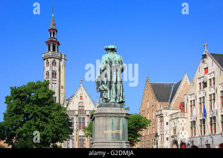 Die Bürgergemeinde Lodge (um 1400) in Brügge, Belgien Stockfoto