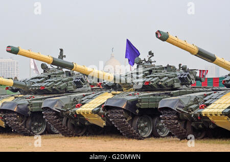 Kampfpanzer T - 72M an die indische Armee, Kolkata, Westbengalen, Indien Stockfoto