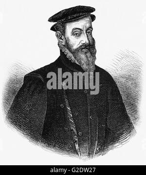 Sir Thomas Gresham (1519-1579) war ein englischer Kaufmann und Finanzier, der im Auftrag von König Edward VI, Queen Mary I und Elizabeth fungierte ich. Er gründete die Royal Exchange in der City of London im Jahre 1565. Stockfoto