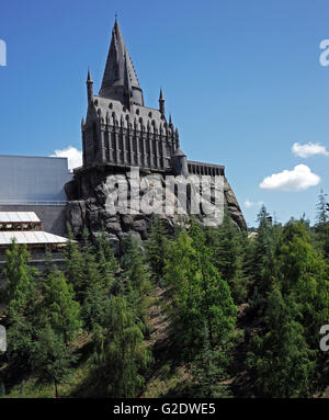 Hogwarts Schule für Hexerei und Zauberei Burg Stockfoto