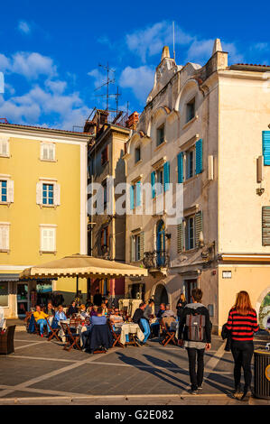 Slowenien-Küste und Kras Piran - quadratische Tartini Stockfoto