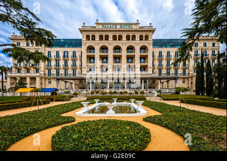 Slowenien-Küste Anfd Kras Portoroz das historische Palast Hotel Stockfoto