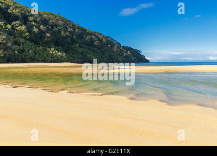 Der Bark Bay, Abel Tasman National Park, Nelson, Südinsel, Neuseeland Stockfoto