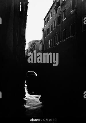 Schimmern Sie in Kanal, Venedig, Italien Stockfoto