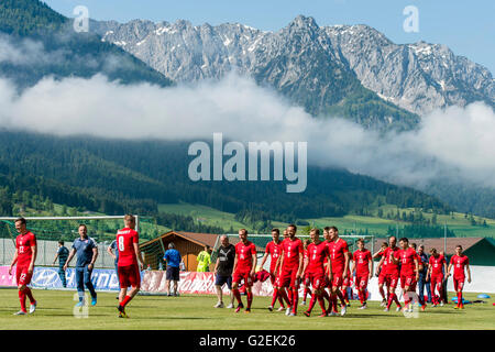 Kranzach, Österreich. 28. Mai 2016. Tschechischen Nationalmannschaft während einer Ausbildung Amp vor den Fußball Europameister in Kranzach, Österreich, 28. Mai 2016. © David Tanecek/CTK Foto/Alamy Live-Nachrichten Stockfoto