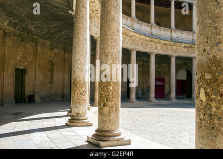 Palast von Carl v. in der Alhambra Stockfoto