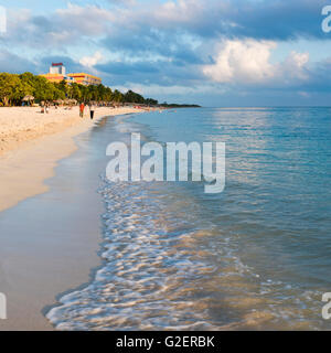 Quadratische Blick auf Playa Ancon in der Nähe von Trinidad, Kuba. Stockfoto