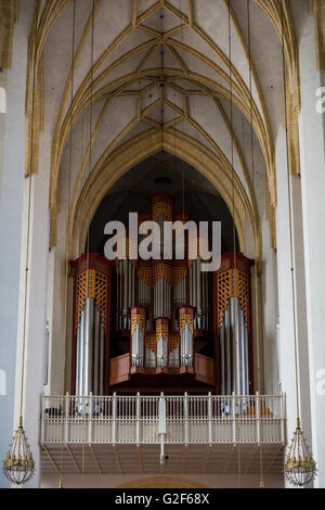 Im Inneren der Frauenkirche in München Stockfoto