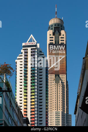 Baiyoke Türme, Ratchathewi, Bangkok, Thailand Stockfoto