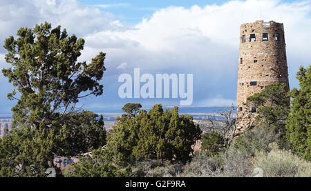 Watch Tower Grand Canyon South Rim National Park, Arizona USA Stockfoto