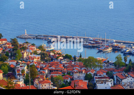 KAS-Stadt in der Tageszeit. Türkei, Asien Stockfoto