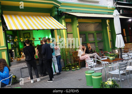 Crème De La Crème, eine Eisdiele in Antwerpen, Belgien Stockfoto