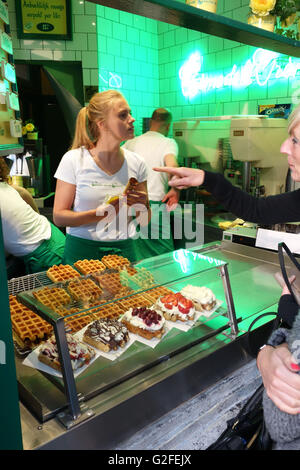 Crème De La Crème, eine Eisdiele in Antwerpen, Belgien Stockfoto