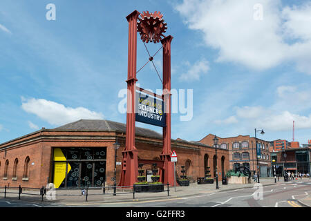 Das Museum für Wissenschaft und Industrie aka MOSI Erbe Sehenswürdigkeit in Manchester, UK. Stockfoto