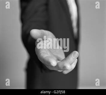 Ausgestreckte Hand Stockfoto