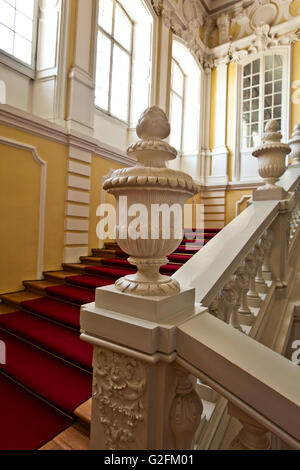 Pilsrundale, Lettland - 28. Mai 2016.; Innere des Schloss Rundale. Rundale Palace ist eines der bedeutendsten Denkmäler der Bar Stockfoto