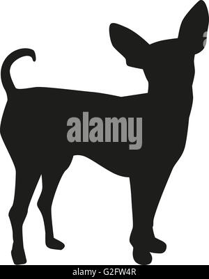 Prager Rattler silhouette Stockfoto