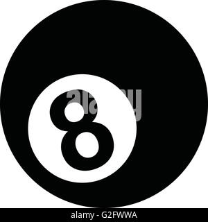 Eight ball Stockfoto