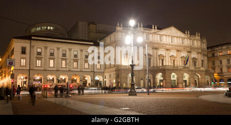 Teatro Alla Scala Opernhaus, Mailand, Lombardei, Italien Stockfoto