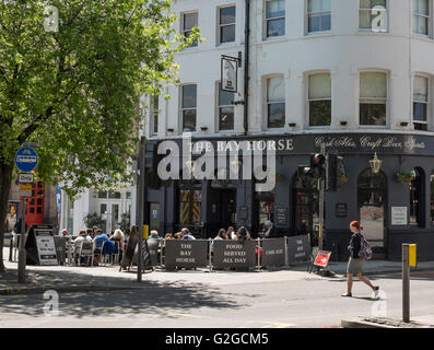 Um Bristol Stadt England UK Bay Horse Pub Lewins Mead Stockfoto