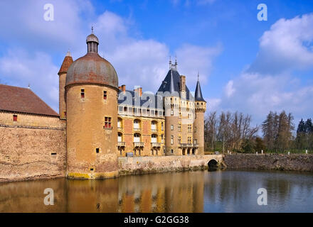 La Clayette Chateau in Burgund, Frankreich - Chateau La Clayette in Burgund, Frankreich Stockfoto