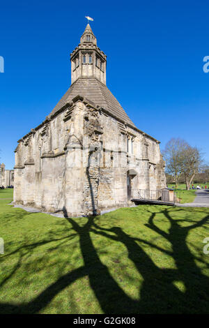 Der Abt Küche auf dem Gelände der Abtei von Glastonbury in Somerset UK Stockfoto