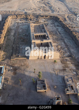 Der Tempel von Ramses III, Medinet Habu, Luxor, Ägypten Stockfoto