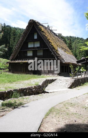 Hida Minzoku Mura Folk Village Stockfoto