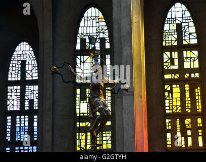 Kruzifix In Westminster Abbey,Mission.Canada Stockfoto