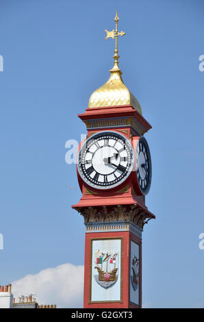 Königin Victoria Jubiläumtaktgeber auf th Esplanade in Weymouth in Dorset Stockfoto