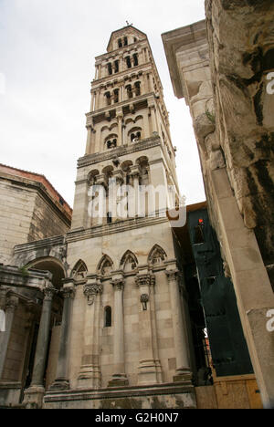 Palast des Diokletian, Split, Dalmatien, Kroatien Stockfoto