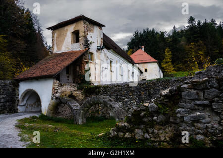 Zicka Kartuzija (Zice Kartause) Carthusian Monastery. Slowenien Stockfoto