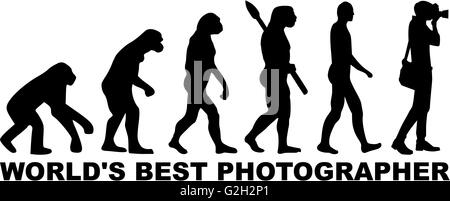 Weltweit besten Fotografen Evolution Stockfoto