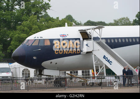 IWM Duxford, Cambridgeshire UK. 29. Mai 2016. Der amerikanische Air Show feiert das neu-transformierten American Air Museum. Stockfoto