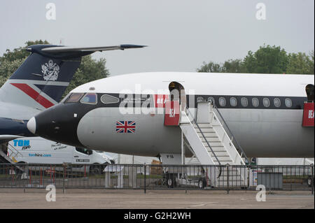 IWM Duxford, Cambridgeshire UK. 29. Mai 2016. Der amerikanische Air Show feiert das neu-transformierten American Air Museum. Stockfoto