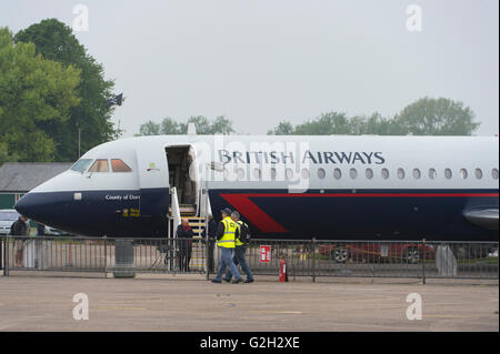 IWM Duxford, Cambridgeshire UK. 29. Mai 2016. Der amerikanische Air Show feiert das neu-transformierten American Air Museum. Stockfoto