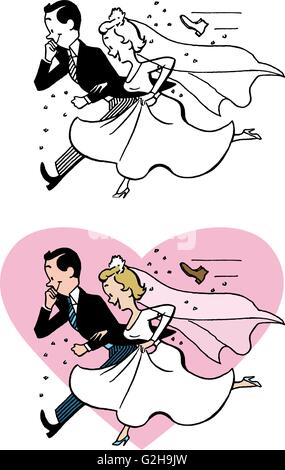 Brautpaar Stock Vektor