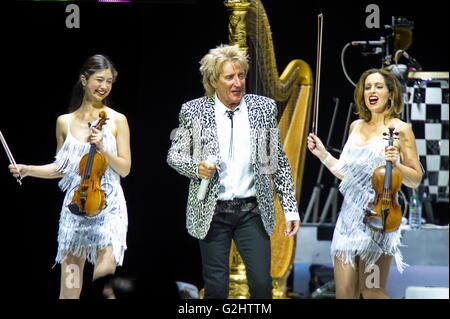 Berlin, Deutschland. 31. Mai 2016. "Rod Stewart", Konzert in der Mercedes-Benz-Arena, Berlin, 31.05.2016 | Verwendung Weltweit Credit: Dpa picture-Alliance/Alamy Live News Stockfoto