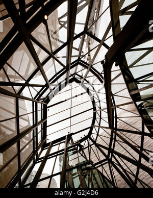 Interieur, Guggenheim Museum, Bilbao, Spanien Stockfoto