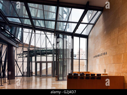 Haupteingang, Guggenheim Museum, Bilbao, Spanien Stockfoto