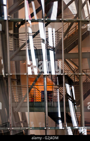 Innenansicht, Guggenheim Museum, Bilbao, Spanien Stockfoto