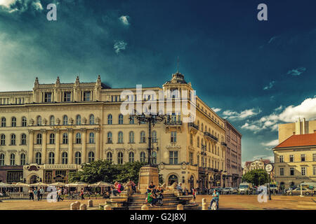 die malerischen Straßen von Budapest Stockfoto